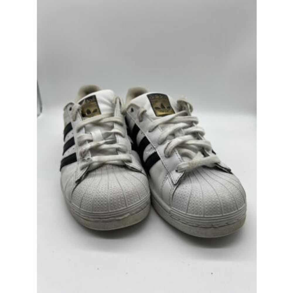 USED Adidas Originals SUPERSTAR CLASSIC Men's Shoe White Black US Sz 6.5 C77153